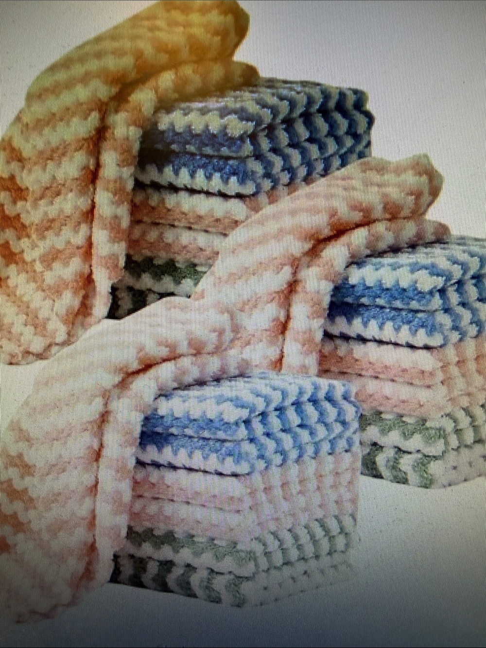 ❣️5/$25❣️ 5 microfiber dish towels - reusable Multi-Color Set